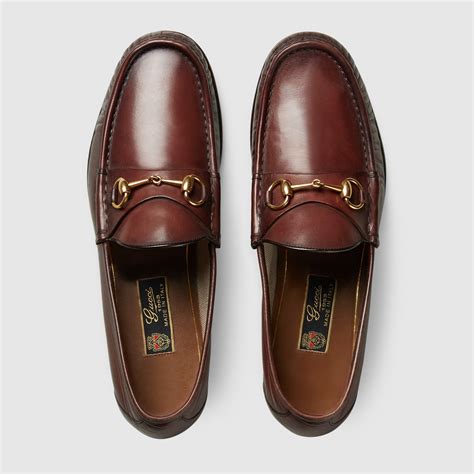 1953 gucci loafer brown|Gucci 1953 horsebit leather loafer.